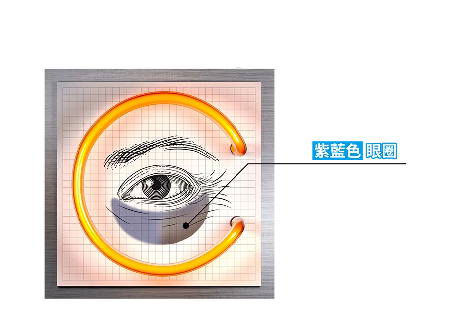 醫學雙維他命C抗氧亮活精華 - 紫藍色眼圈