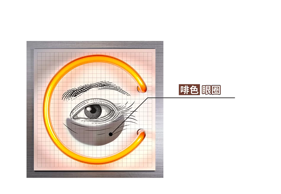 醫學雙維他命C抗氧亮活精華 - 啡色眼圈