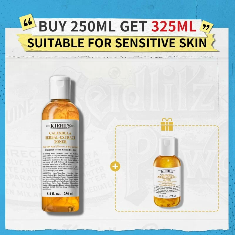 Calendula Herbal-Extract Alcohol-Free Toner Set