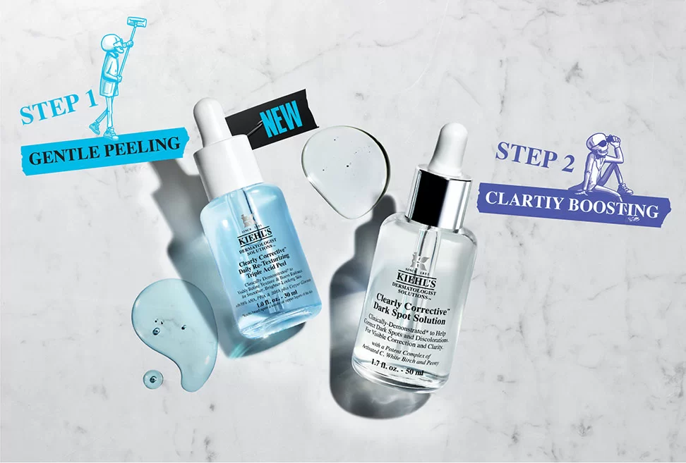 CLEARLY CORRECTIVE™ TRIPLE ACID PEEL - Gentle peeling and then Clartiy boosting