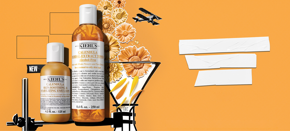 Kiehl’s Calendula Herbal-Extract Alcohol-Free Toner suitable for sensitive skin that having soothing power