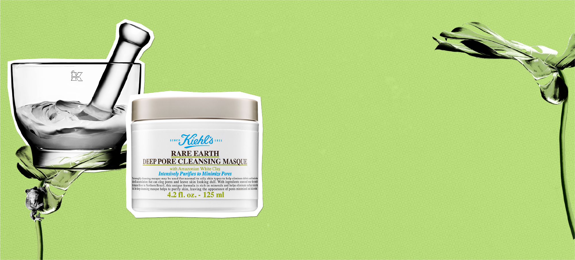 Kiehl’s hero product, Rare Earth Deep Pore Cleansing Masque that helping to minimize pores